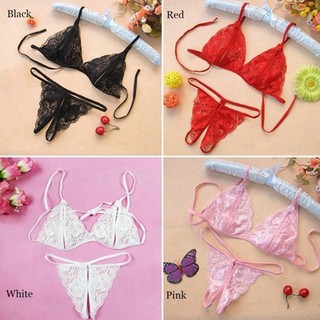 Đồ lót 2 mảnh ren xuyên thấu lọt khe siêu gợi cảm Nhật Bản sexy - CL001