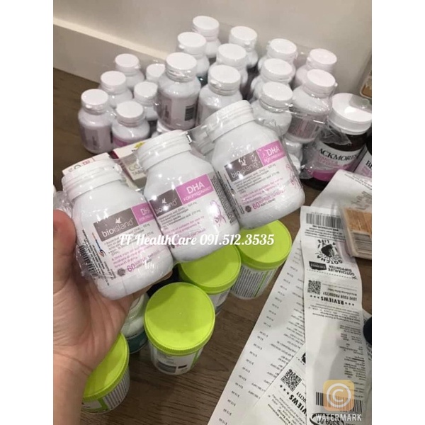 Viên Uống Bổ Sung DHA cho Bầu, DHA Bioisland For Pregnancy 60 Viên Úc