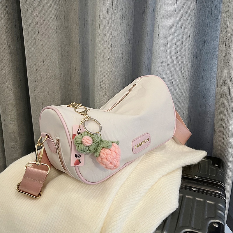 Túi Đeo Chéo Dáng Vuông Nhỏ Màu Trơn Đơn Giản Thời Trang Trẻ Trung