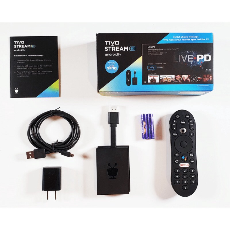 Android TV Box Tivo Stream 4K. Android Chính Chủ,