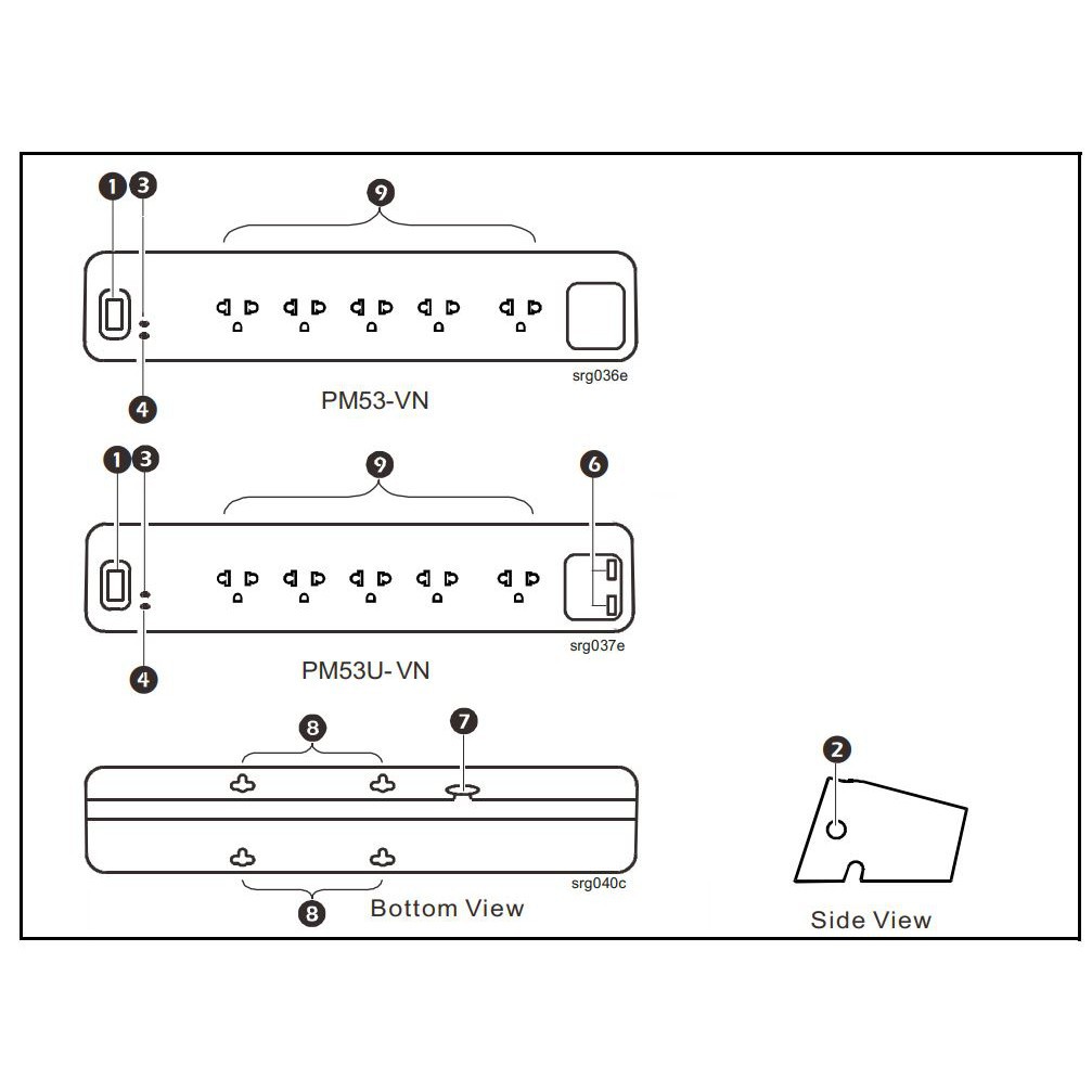 Ổ Cắm Điện Đa Năng 3 Chấu Loại Cáp Kéo Dài 3m , Có Ổ Sạc USB Tích Hợp Chống Sét, Hãng Schneider Electric