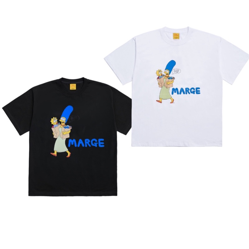 ADLV Áo Thun Cotton Tay Ngắn Dáng Rộng In Hình Simpson Ngộ Nghĩnh Hợp Thời Trang Cho Cặp Đôi