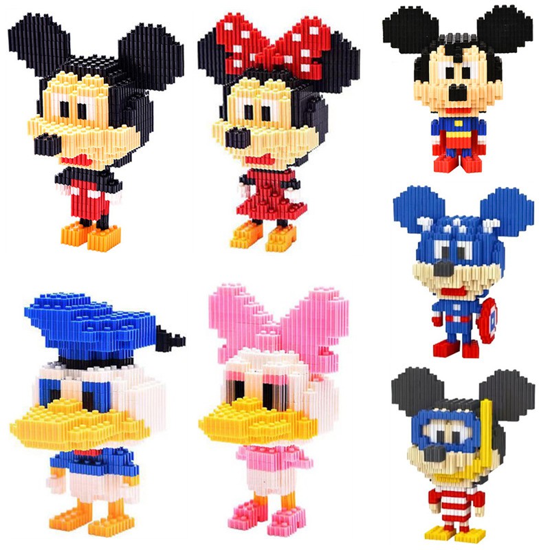 XẾP HÌNH CÁC NHÂN VẬT HOẠT HÌNH - LEGO HOẠT HÌNH LEGO DISNEY ĐỒ CHƠI LẮP RÁP THÔNG MINH