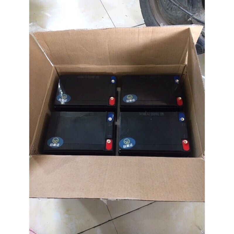 Bình xe đạp điện 4 bình - ắc quy xe điện