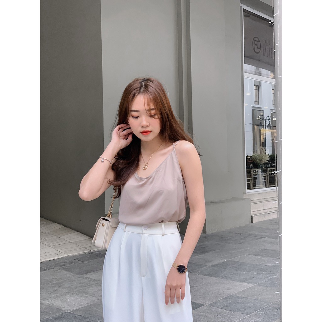 [Mã BMBAU50 giảm 7% đơn 99K] Áo dây Camisole lụa cao cấp Harriet