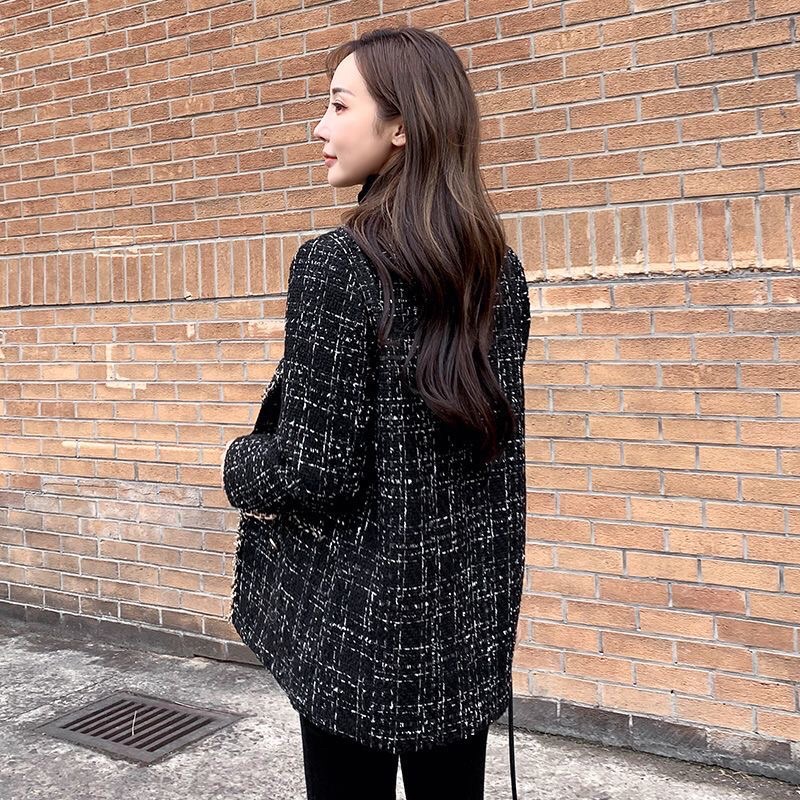 Áo dạ tweed viền kim tuyến Siêu đẹp