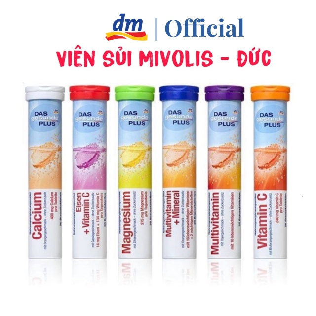 Sủi MIVOLIS đủ loại Tuýp 20V - Đức