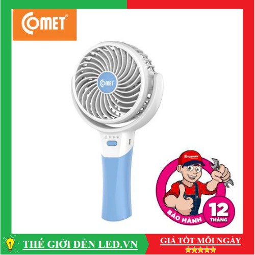 Quạt sạc cầm tay Comet CRF0904 Cao cấp chính hãng 100%