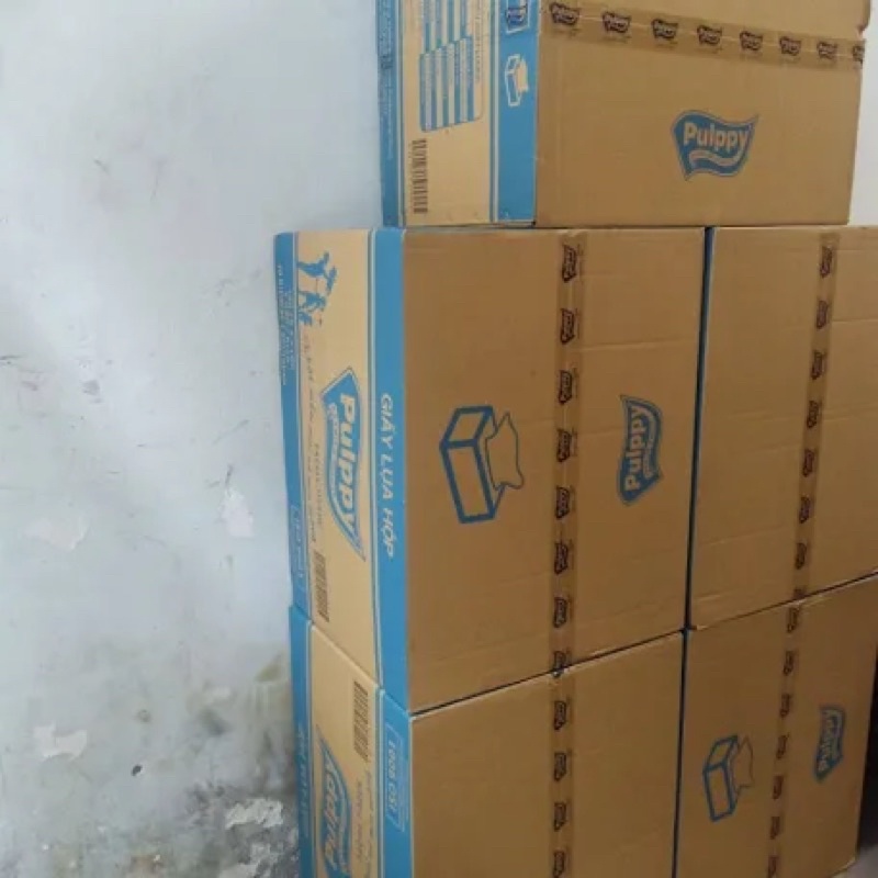 ⚡Giấy hộp rút Pulppy 180 tờ 2 lớp hàng chính hãng công ty cam kết 100%⚡