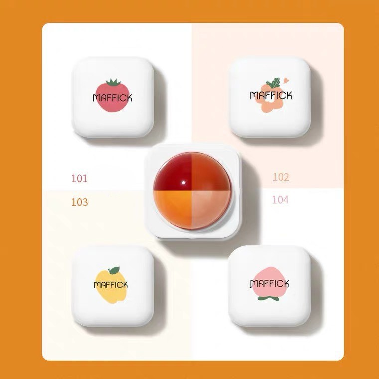 Son dưỡng DIXI hũ mật ong Little Honey Pot Lip Balm MAFFICK thực vật hoa quả dưỡng ẩm MAFI23 DIXI01