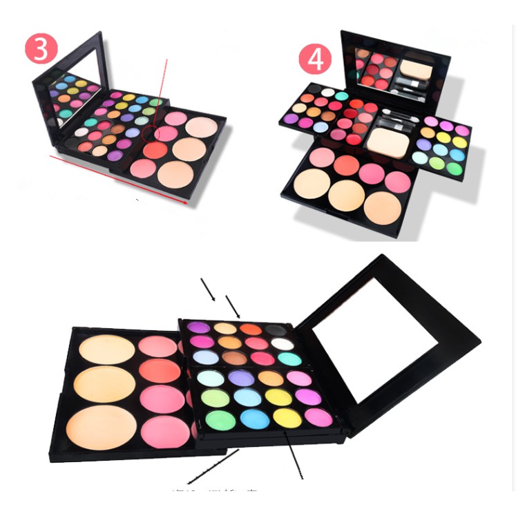 Sét đủ bộ Phấn,phấn mắt,son,phấn má,cọ... trang điểm mặt cao cấp giá cực tốt PK72 | BigBuy360 - bigbuy360.vn