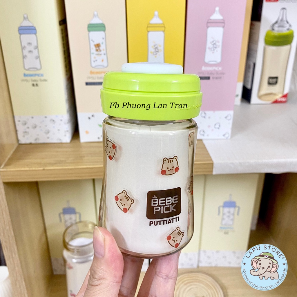 Nắp chặn bình sữa cổ rộng silicone 5cm vừa Moyuum, Bebepick, Grosmimi, Pigeon, Ubmom, MotherK...