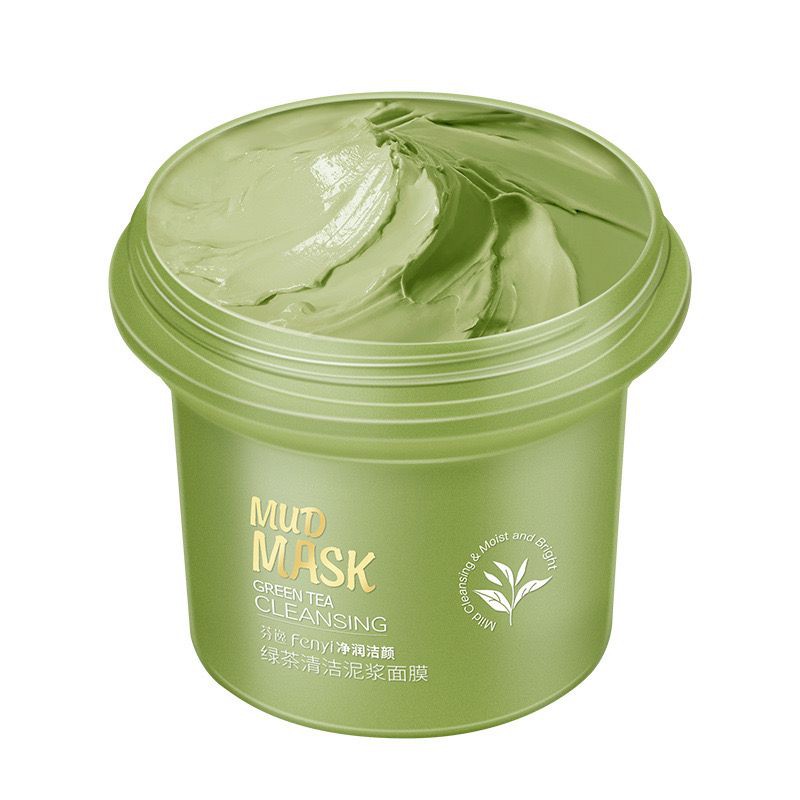 Mặt Nạ Bùn Non Trà Xanh Làm Sạch Mụn Đầu Đen, Kiềm Dầu Dưỡng Trắng Da FENYI MUD MASK MATCHA Tri Mụn Se Khít Lỗ Chân Lông