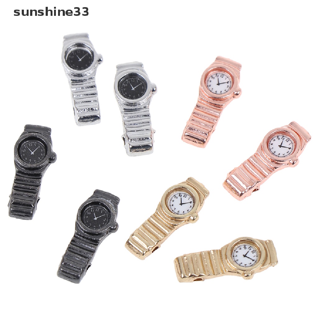 Đồng hồ thu nhỏ theo tỷ lệ 1:12 trang trí nhà búp bê