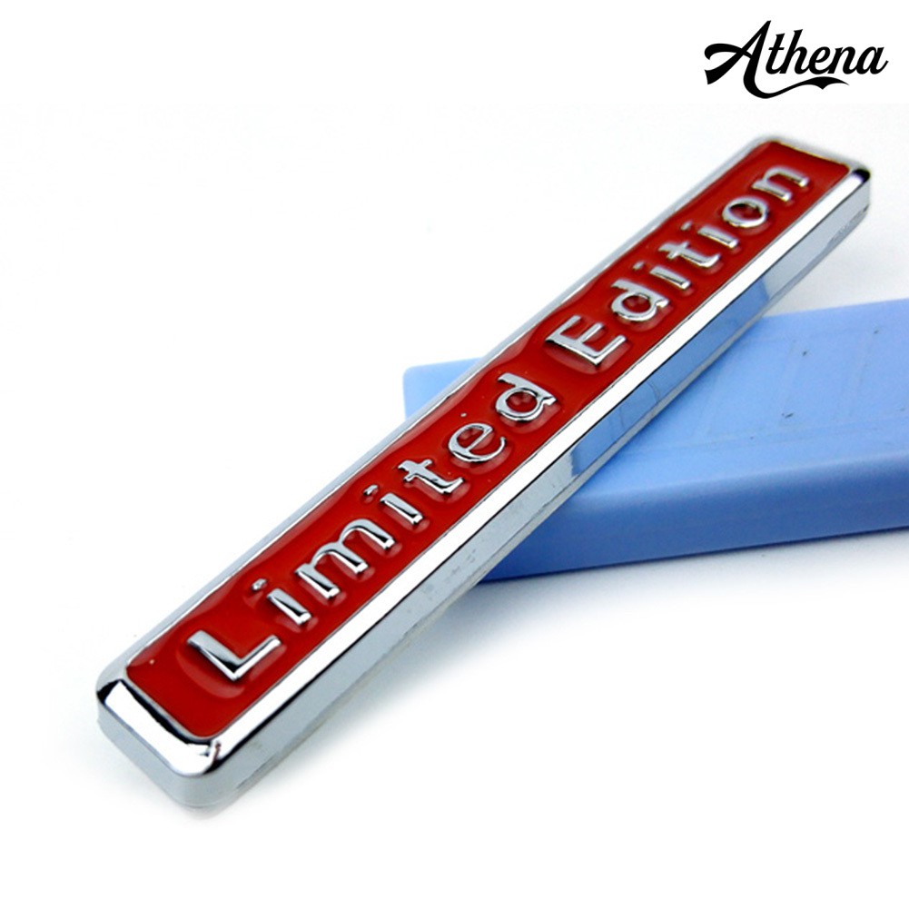 Miếng dán kim loại in hình chữ Limited Edition chuyên dụng cho trang trí xe hơi | BigBuy360 - bigbuy360.vn