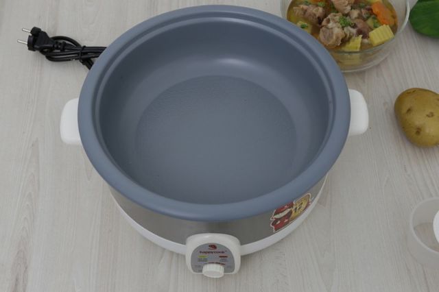 (Quà Tặng) Nồi Lẩu Điện Có Xửng Hấp HappyCook HCHP-350ST 3.5L