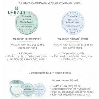 Phấn phủ dạng bột kiềm dầu Innisfree - No sebum