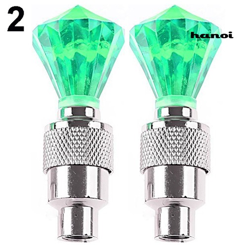 Set 2 Đèn Led Gắn Van Bánh Xe Ô Tô / Xe Đạp