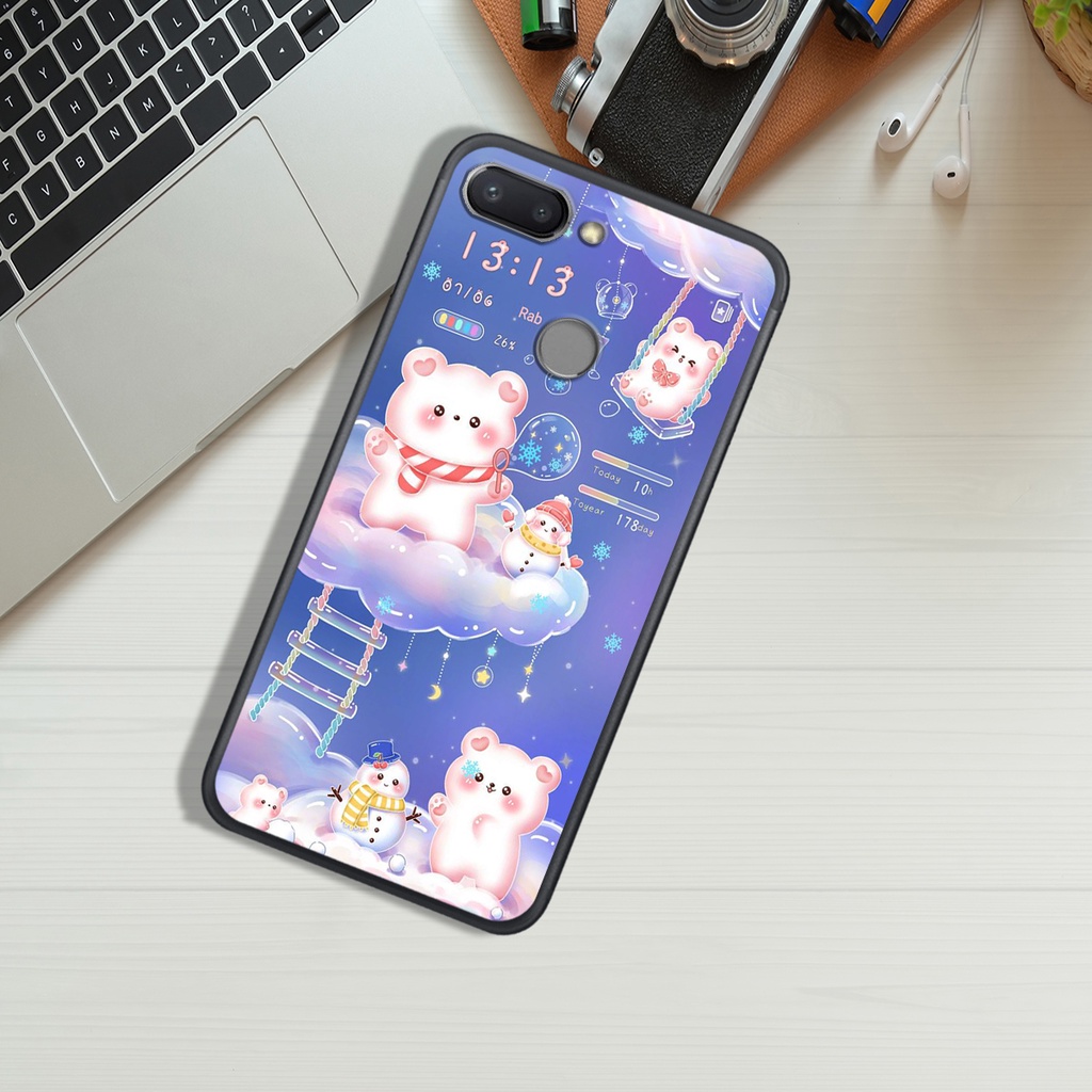 ỐP LƯNG XIAOMI REDMI 5A - REDMI 6 - REDMI 6A, IN HÌNH GẤU NÂU CHOCOLATE ĐÁNG YÊU.