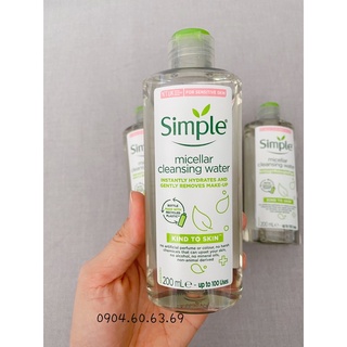 Nước Tẩy Trang SIMPLE 200ml