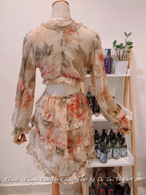 [HINOIS] Đầm Hoa Voan Khoét Eo CỰC SEXY Tay Dài Cho Nàng Đi Chơi, Đi Biển So Deep- KÈM HÌNH THẬT | BigBuy360 - bigbuy360.vn