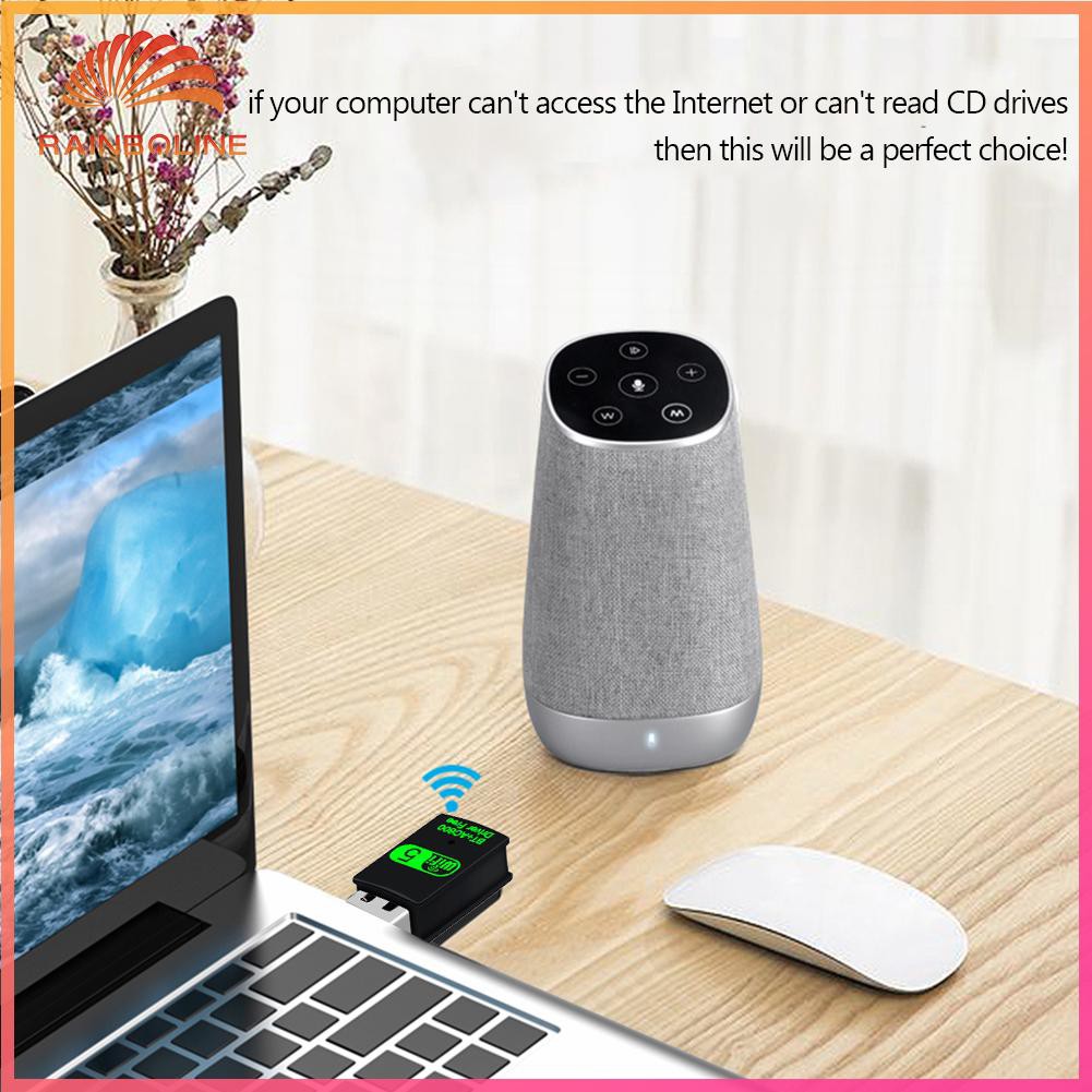 Usb Thu Tín Hiệu Thẻ Mạng Wifi Bluetooth Không Dây 600m 2.4 / 5.8ghz | BigBuy360 - bigbuy360.vn