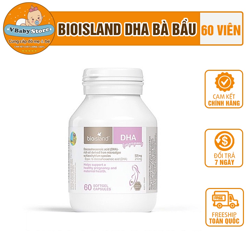 Viên uống Bioisland DHA cho bà bầu (60 viên)