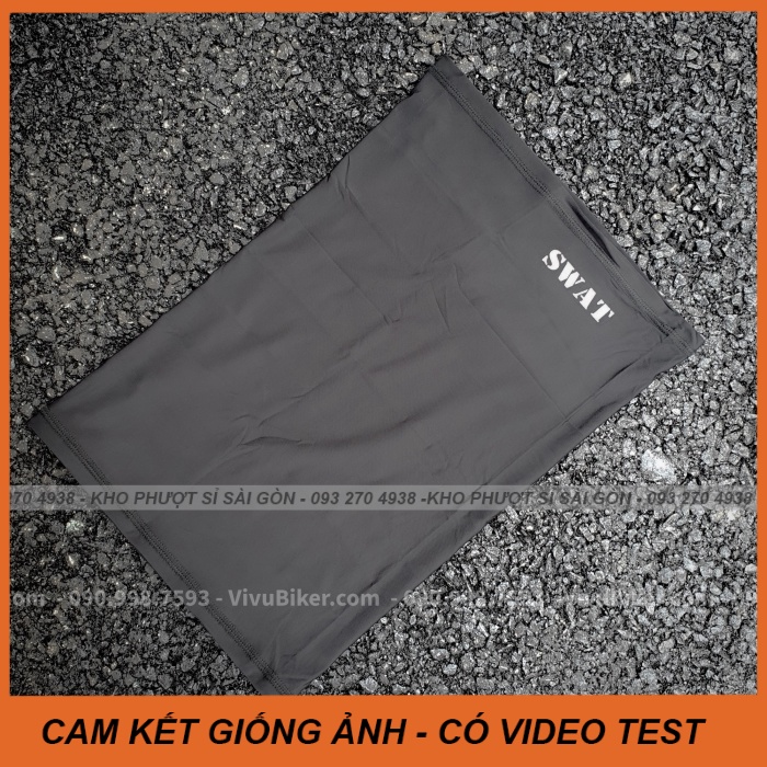 [CHO CHỌN MÀU] - Khăn phượt đa năng màu đen chống nắng cao cấp loại tốt thun lạnh - Khăn ống đa năng chống nắng loại tốt