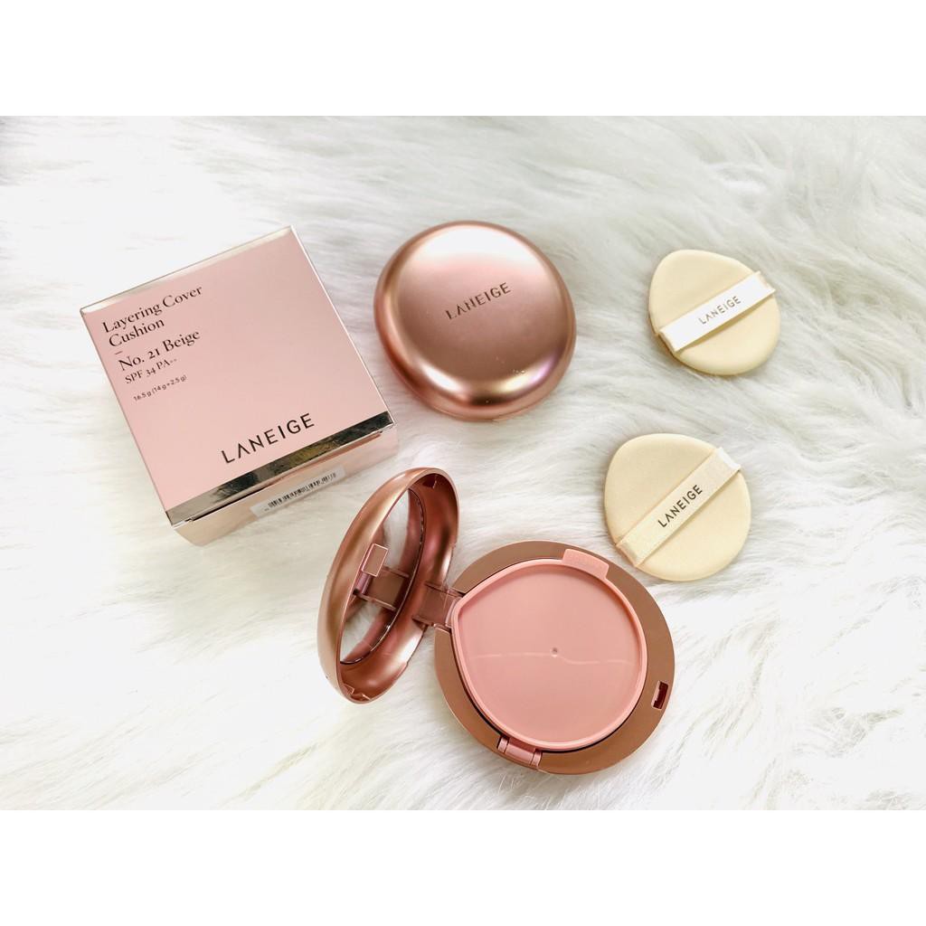 Phấn Nước Laneige Layering Cover Cushion #21 Beige