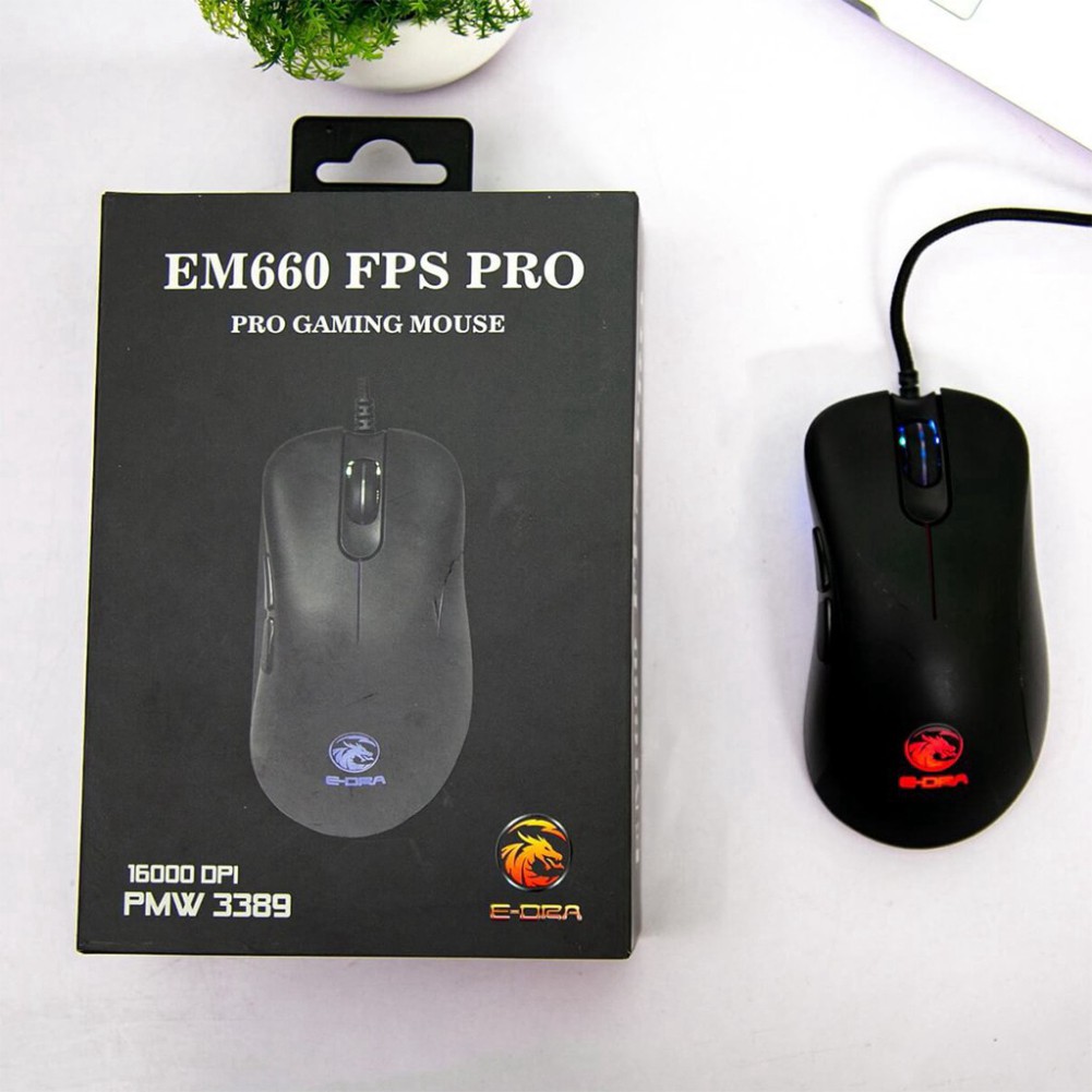Chuột Gaming E-Dra EM660 Pro FPS, Chuột Game E-Dra EM660 Pro FPS - Bảo Hành 24 tháng