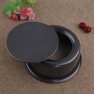 Khuôn tròn chống dính đế rời 6inch màu đen
