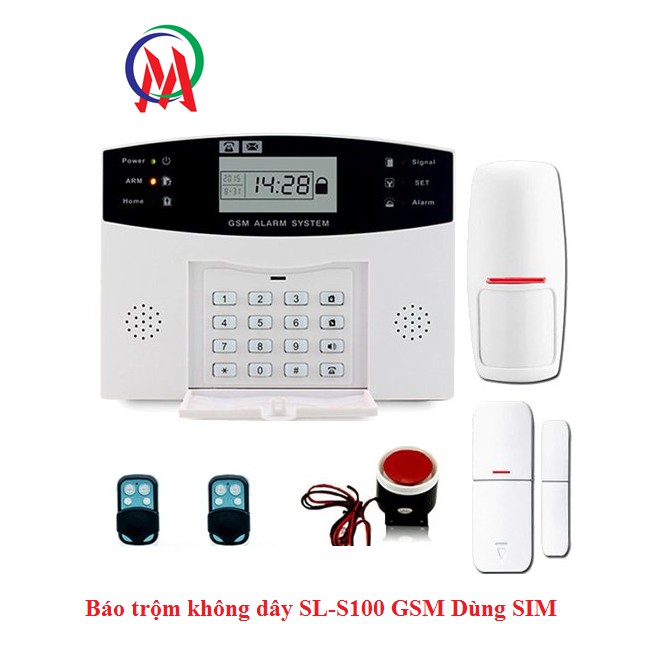 Báo trộm không dây SL-S100 GSM Dùng SIM