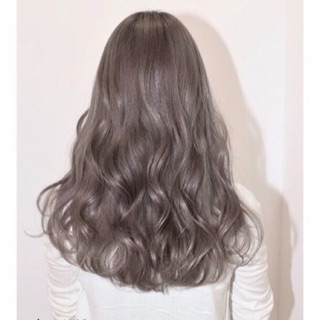 Thuốc nhuộm tóc khói xám ánh tím (tặng trợ nhuộm -găng tay)