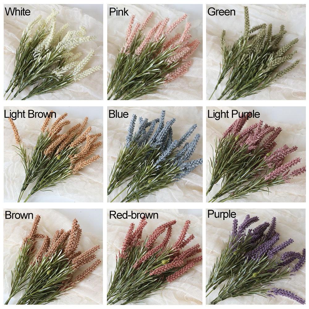 KUNHEV Hoa Oải Hương Nhân Tạo Lãng Mạn Trang Trí Nhà Cửa / Làm Đạo Cụ Chụp