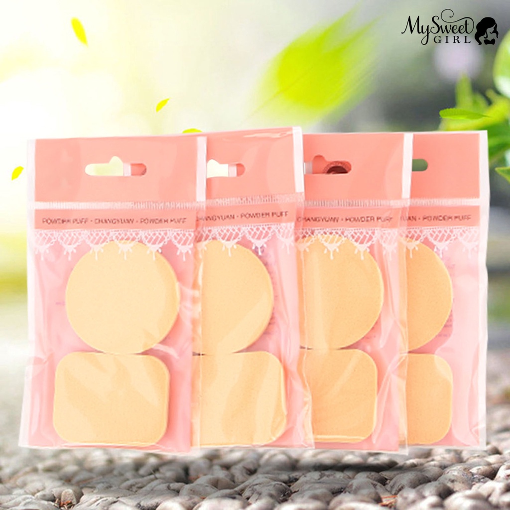 (Hàng Mới Về) Set 2 Mút Trang Điểm Mềm Mại Sử Dụng Khô / Ướt Cho Nữ | BigBuy360 - bigbuy360.vn