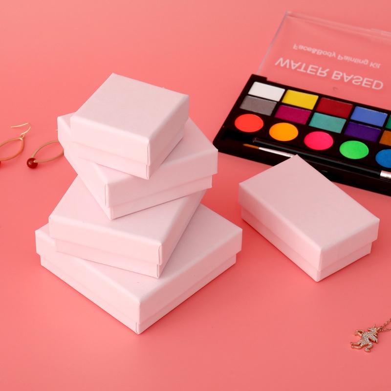 Hộp Đựng Trang Sức Màu Hồng Nhạt Thời Trang