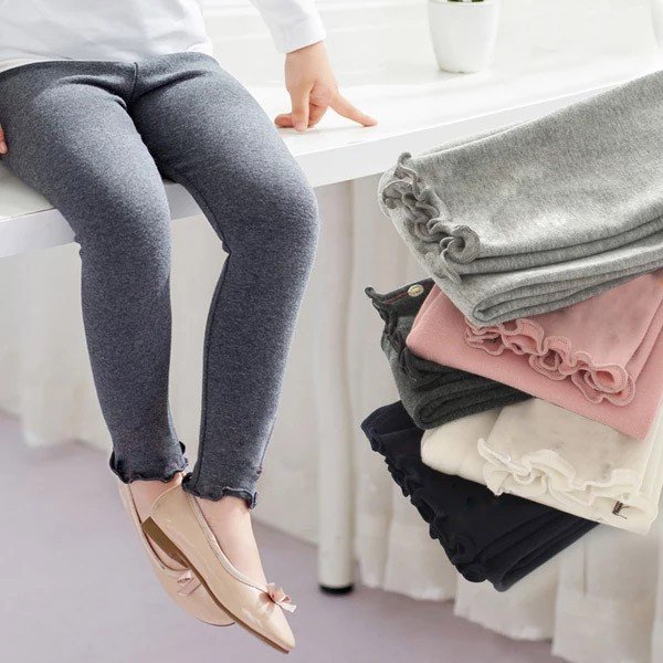 Quần dài legging cho bé gái dáng ôm gọn AM147