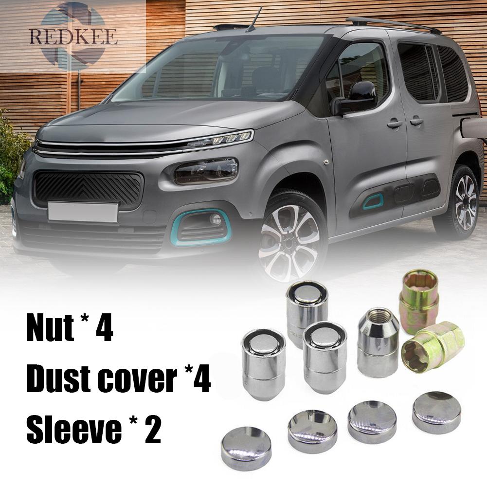 Set 4 Đai Ốc Chống Trộm M12x1.5 12mmx1.25 + 2 Chìa Khóa Chuyên Dụng