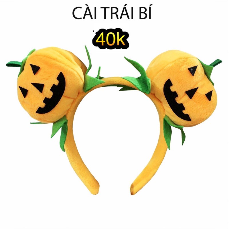 Cài tóc trái bí ngô đáng yêu