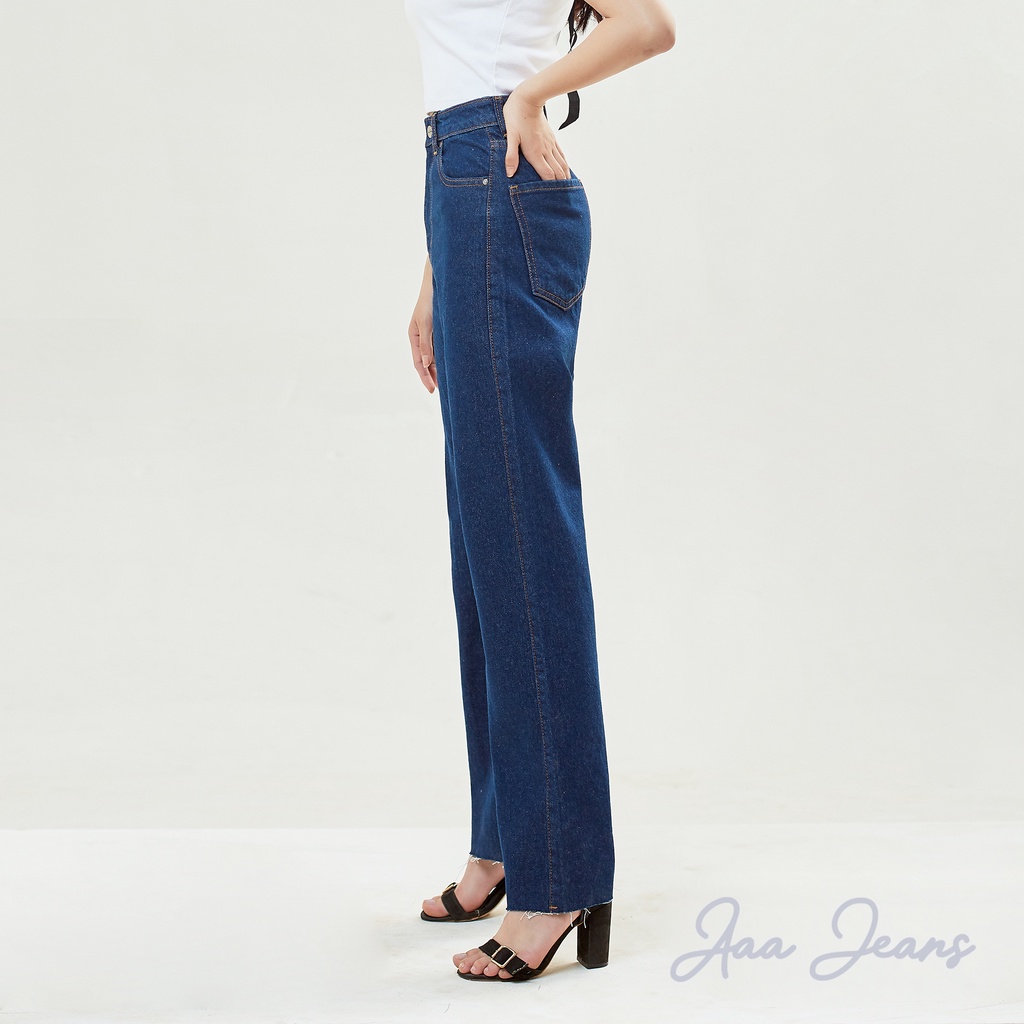 Quần Jean Ống Rộng Indigo Aaa Jeans