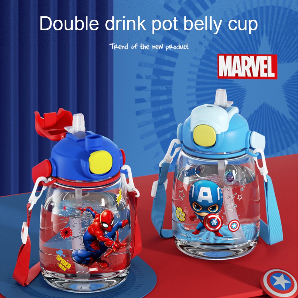 Bình Nước Thể Thao Cỡ Lớn 1300ml Họa Tiết Hoạt Hình Disney Xinh Xắn