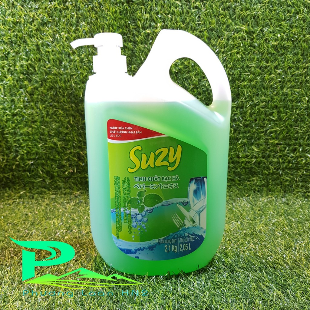 Nước rửa Suzy bạc hà chất lượng NHẬT BẢN - Can 2,1kg