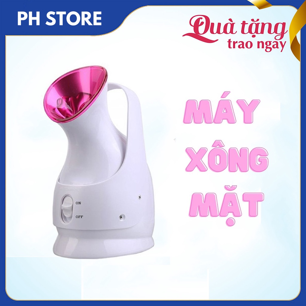 Máy Xông Hơi Mặt , Thiết Kế Nhỏ Gọn, Dễ Sử Dụng, Thân Máy Bằng Nhựa ABS Cao Cấp, Khay Đựng Nước Dung Tích 55ml