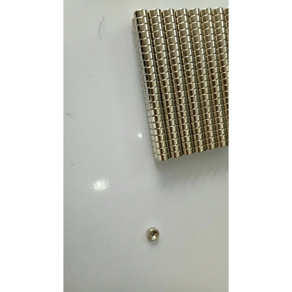 Nam châm viên 10x5 lỗ 3.5mm