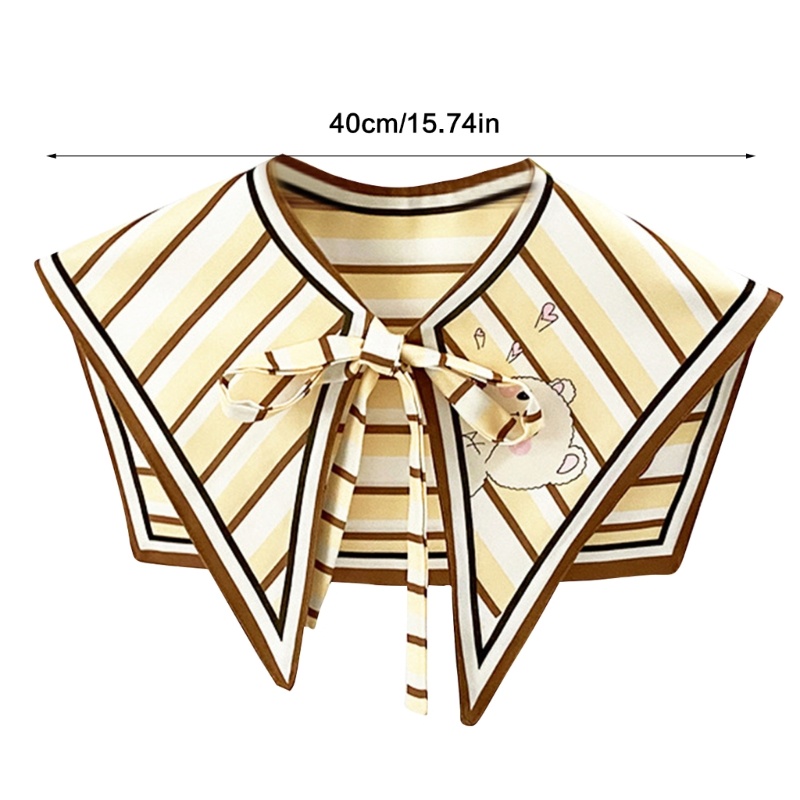 Khăn Choàng Vai Satin In Họa Tiết Có Thể Tháo Rời