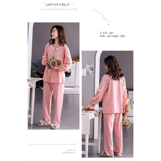 Bộ đồ bầu mặc trước và sau sinh, phong cách Hàn Quốc cho mẹ 45-65kg