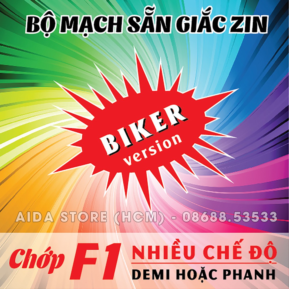 Chớp f1 cho MSX, Future 125, Lead, AB, Exciter 150, NVX, Nouvo, R15, R25, MT7, MT3, Winner X, Vario llll>