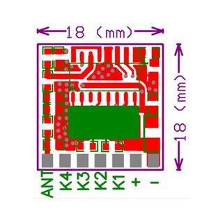Mini Wireless 433Mhz RF Remote Control 1527 Learning Code Transmitter Module