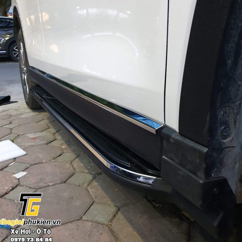 Bậc, Bệ bước chân Mazda CX-5, CX5 2018-2020 - mẫu tráng gương thể thao