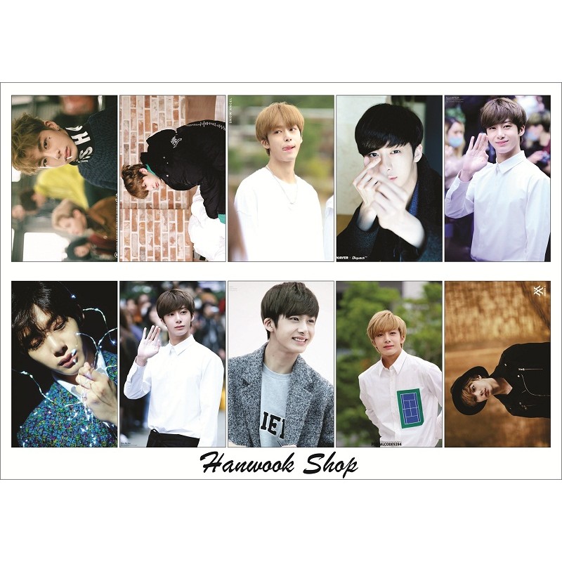 [Monsta X] Set Sticker Hyungwon - 1 mẫu (có nhiều mẫu hình dán Kpop)